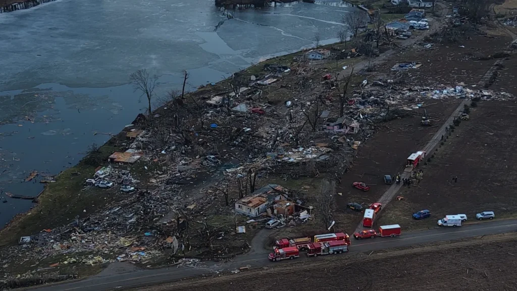 Tornadoes and Storms Strike American Heartland