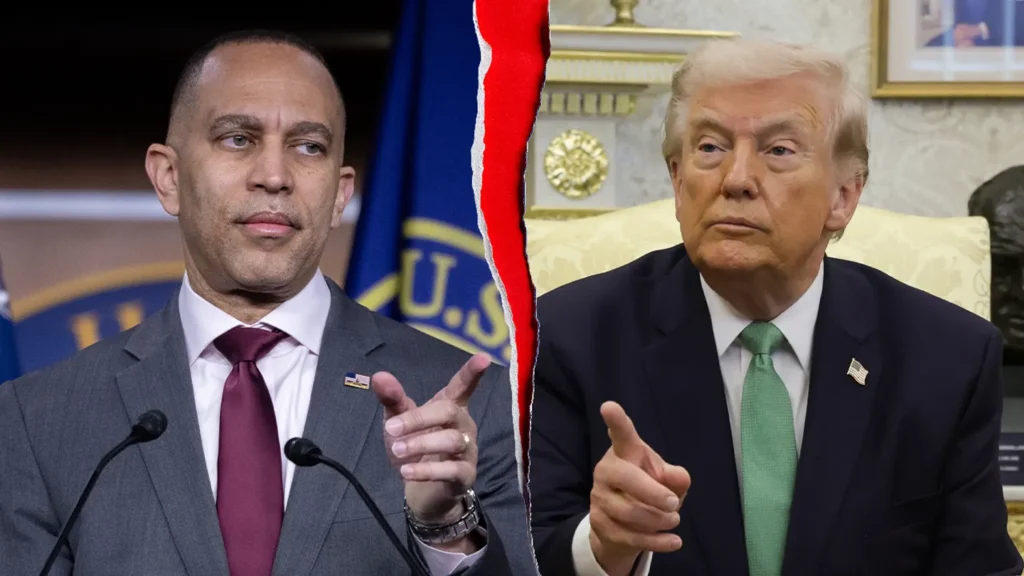 Jeffries Clashes With Trump