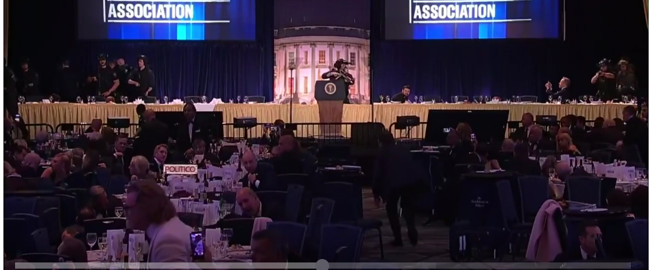 Trump Rushed Away From White House Correspondents’ Dinner