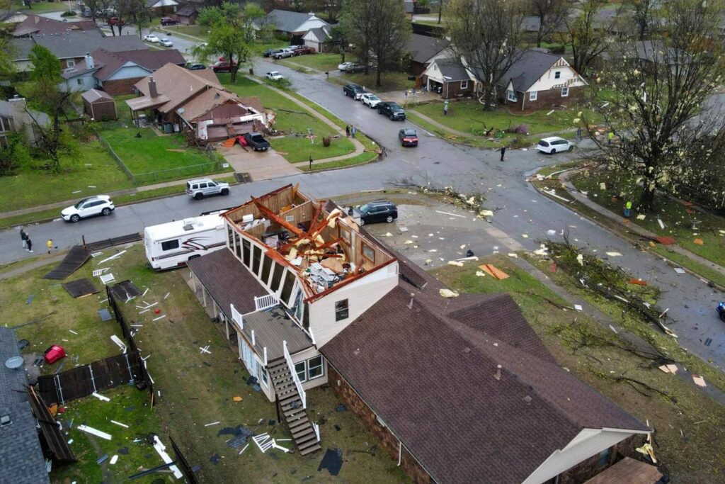 Enid Tornado Leaves 40 Homes Damaged in Oklahoma